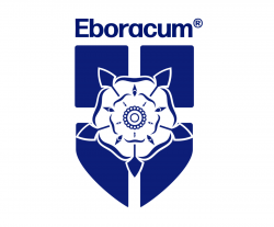 Eboracum logo - Blue on White